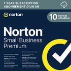 Norton Small Business Premium, Business Cybersecurity with Antivirus - 10 Devices - 1 Year Subscription [Digital Download]-Valid email address must be provided at checkout