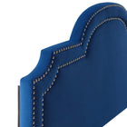 Modway Belinda Performance Velvet King/California King Headboard - Navy-Stain-Resistant Fabric