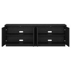 Hudson&Canal Tullis TV Stand for TV's up to 78" - Black Grain-Clean with a soft, dry cloth and no harsh chemicals or abrasive cleaning materials