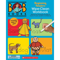 Scholastic Bob Books Wipe-Clean Workbook Beginning Readers - Phonics - Kindergarten (Stage 1: Starting to Read)-Juvenile Fiction
