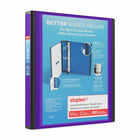 Staples Better Binder - 1-1/2" - Purple-Longer lasting, easier to use