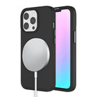 AXS PROTech MagSafe Compatible Dual-layered Anti-Shock Case with Raised Lips for Apple iPhone 13 Pro Max - Black-Shock resistant