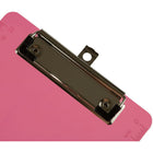 JAM Paper Small Plastic Memo Clipboards with Low Profile Metal Clip - Mini (6 x 9) - Pink-Quantity: Sold Individually | Heavy duty clipboards are made from quality plastic and designed to be long lasting.