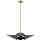 Modway Journey 3-Light 3" Arm Pendant - Black-Bulbs: 3 E26 40W Max (Not Included)