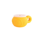 Marcus & Marcus Snack Bowl With Handle - Food Grade Silicone Rubber - Snap-on Lid - Lola The Giraffe - 3 Pack-Dishwasher Safe