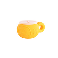 Marcus & Marcus Snack Bowl With Handle - Food Grade Silicone Rubber - Snap-on Lid - Lola The Giraffe - 3 Pack-Dishwasher Safe