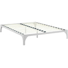 Modway Ollie Full Bed Frame - Silver-Modern Platform Bed Frame