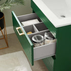Modway Daybreak 24" Bathroom Vanity - Green/White-Ceramic Sink With Integrated Countertop