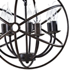 Modway Atom Chandelier - Brown-Adjustable Chord