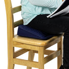 Bouncyband Antimicrobial Wiggle Wedge Sensory Cushion - 10" Square-Flexible nubs on one side and smooth surface on the other give a choice for just the right amount of tactile stimulation reducing anxiety, restlessness, and the need to fidget