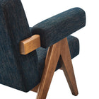 Modway Lyra Fabric Armchair - Azure Fabric - Set of 2-8