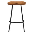 Modway Concord Backless Wood Counter Stools - Walnut - Set of 2-8