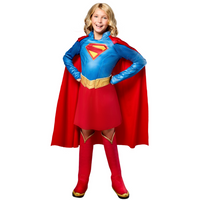 Rubies Supergirl Deluxe Girls Costume - Small-Bring your favourite character or costume idea to life
