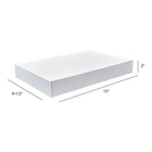 Eddie's Garment Box - 15X - 15" L x 9-1/2" W x 2" H - White - 100 Pack-15" x 9-1/2" x 2"