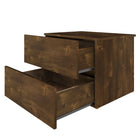 Nexera James Nightstand With 2-Drawers - Truffle-Designed and made in Canada with CARB II/FSC Certified particle board and MDF materials.  Ships in 24-48H from order date. Assembly required