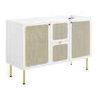Modway Chaucer 48" Single Sink Bathroom Vanity - White-Ceramic Basin