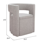 Zuo Papua Dining Chair - Grey-6