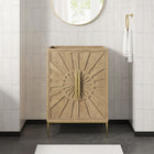 Modway Awaken 24" Bathroom Vanity Cabinet - Oak-Solid Wood and MDF Construction