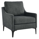 Modway Corland Upholstered Fabric Armchair - Charcoal-Mid-Century Modern Armchair