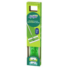 Swiffer Sweeper Dry + Wet Starter Kit-Assembling your Sweeper is easy! Simply click the poles together. Wrap the cloth under the Sweeper head and poke the flaps into each corner gripper to keep it in place