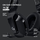 Logitech G733 LIGHTSPEED Wireless Gaming Headset with Suspension Headband - Black-Advanced mic filters that make your voice sound richer, cleaner, and more professional. Customize with G HUB and find your sound