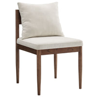 Modway Remington Wood Dining Side Chair - Salt-Solid Elm Wood Frame