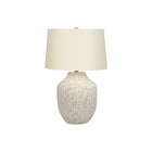 Monarch Specialties 26" H Transitional Table Lamp - Cream Ceramic / Ivory / Cream Shade-Transitional style with a vase-like shape, this 26"h textured cream ceramic table lamp topped with an ivory linen drum shade and finished with a gold finial on top, will bring fashionable, casual style to any living room, bedroom, or home office space