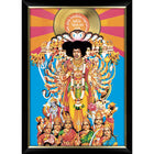 Jimi Hendrix Bold As Love Poster with Gold Vinyl - Framed Print - 27" x 38"-Premium music memorabilia