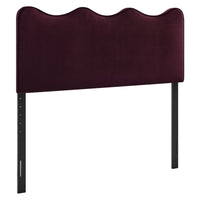 Modway Athena Stain-Resistant Performance Velvet Full Size Headboard - Mulberry-Stain-Resistant Performance Velvet