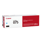 Canon 075 Toner Cartridge Standard Yield - Cyan-High-capacity toner options help you printing longer, which helps limit replacements