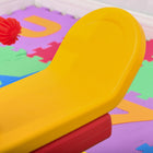 Qaba Plastic Kids 2-Seat Seesaw - Multicoloured-Easy to clean 