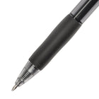 Staples Aura Gel Pens Retractable - 0.7mm - Black - 4 Pack-Soft rubber grip for writing comfort