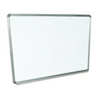 Luxor 48" x 36" Wall-Mounted Magnetic Whiteboard, (WB4836W)-The 48" x 36" Wall-Mountable Magnetic Whiteboard from Luxor is made of strong, painted steel enclosed in an aluminum frame. It features a magnetic writing surface for added versatility. The whiteboard also includes a two-inch removable accessory tray to hold dry erase markers and erasers.