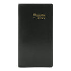 Brownline 2027 18-Month Monthly Pocket Planner with Stitched Binding - 6-1/2" x 3-1/2" - Assorted Colours-100% post-consumer recycled paper
