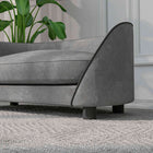 PawHut Dog Sofa with Soft Cushion and Washable Cover - Grey-Colour: Grey 