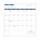 Quo Vadis Visoplan Monthly Planner - 8.8 cm W x 17 cm H - Assorted Colours - English-2 colour grid on white paper