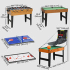 Soozier 5-in-1 Multi Game Table-Foot pads, reducing slip and protecting the floor