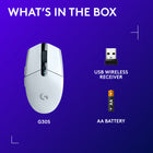Logitech G305 Lightspeed Gaming Mouse - White-9