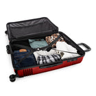 Bugatti Nashville 29.5" Hardside Check-in Luggage - Red-Made of lightweight and resistant recycled PET