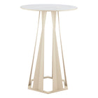 Zuo Axis Bar Table - White-Seats 2 people