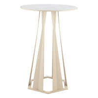 Zuo Axis Bar Table - White-Seats 2 people
