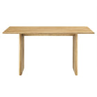Modway Amistad 60" Wood Dining Table - Oak-8