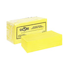 Globe Commercial Dusting Cloths - Yellow - 50 Pack-Strong and durable dust cloths