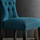 Modway Silhouette Dining Side Chair - Azure-Seven Centrally Placed Buttons