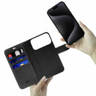 Blu Element Folio 2-in-1 Case for iPhone 17 Pro - Black-Precision fit with easy access to all ports