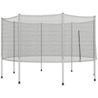 Soozier 12' Trampoline Net with 8 Poles-Net enclosure only, trampoline not included