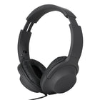 Basic Tech Wired Over The Ear Foldable Headphones - Charcoal-5