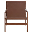 Modway Sonora Leather Sling Chair - Nutmeg Brown-7
