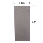 JAM Paper #10 Policy Envelopes, 4 1/8 x 9.5, Dark Grey, 500 Pack (36396445H)-4