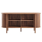 Modway Cadence 63" Curved Sideboard - Walnut-10